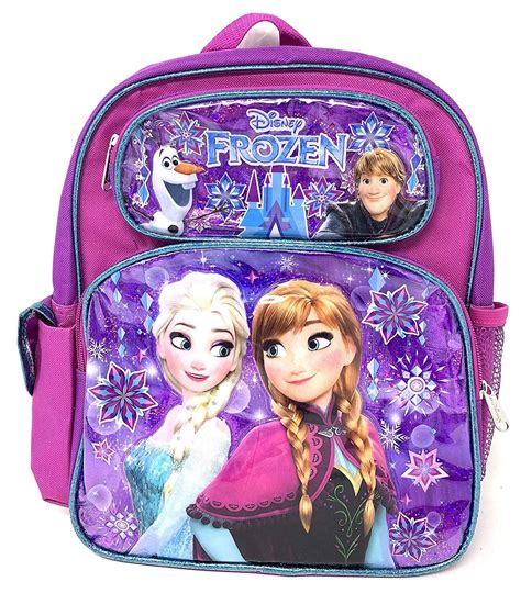 purple frozen backpack